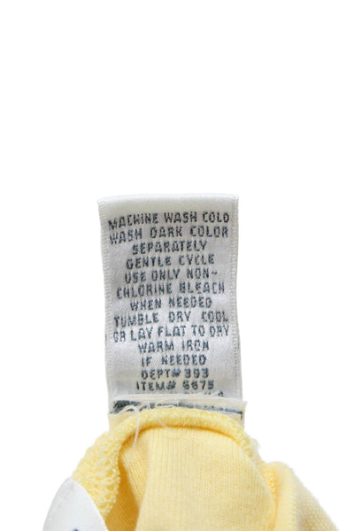 Nordstrom Womens Basic Sleeveless Mock Neck Cotton Tank Yellow Size M