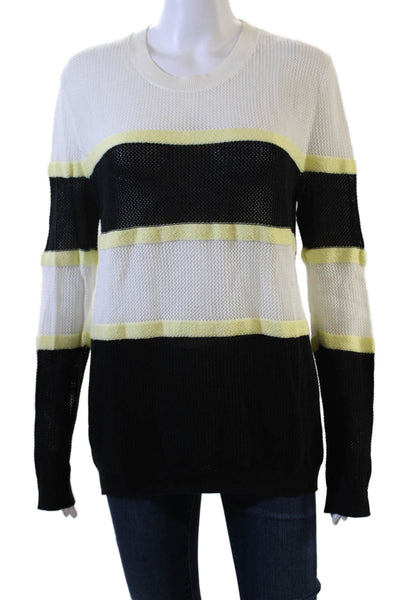 Sport The Kooples Unisex Black Striped Pullover Sweater Size L