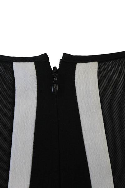 BASLER Women Bodycon Sheath Dress Black Long Sleeve Knee Length Size 42