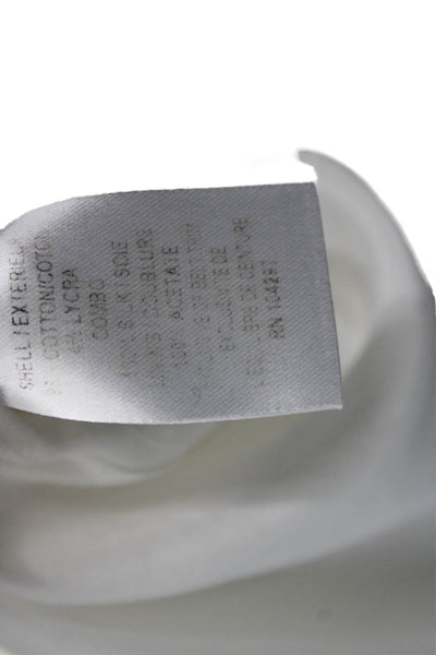 Milly Of New York Women Sheath Sleeveless White Knee Length Dress Size 8