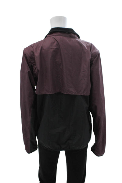 Pearl Izumi Womens Windbreaker Black Polyester Zip Outdoor Size L
