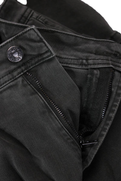 Liverpool Los Angeles Mens Cropped Pants Dark Gray Cotton Blend Army Size 35