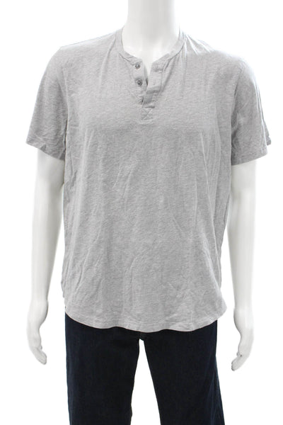 Velvet Mens Band T-Shirt Gray Short Sleeve 90% Cotton 10% Polyester Size XL