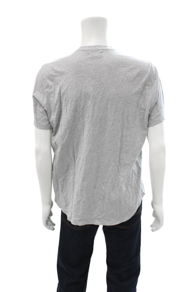 Velvet Mens Band T-Shirt Gray Short Sleeve 90% Cotton 10% Polyester Size XL