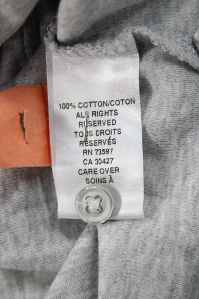Raffi Mens Gray 100% Cotton Short Sleeve Collared Polo Size XL