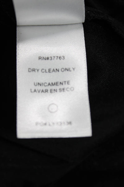 Laundry by Shelli Segal Women Shift Dress Black 3/4 Sleeve Midcalf Size 4