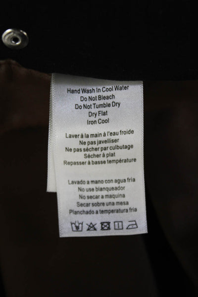 We Wore What Women Brown 90s Pants Button Closure 50% Polyester Size 25