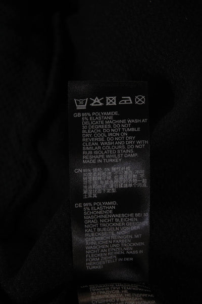 Reiss Mens Black Sweat Shorts Drawstring Size L