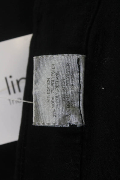 J Brand Women Ankle Jogger Pants Black Button Closure Size S
