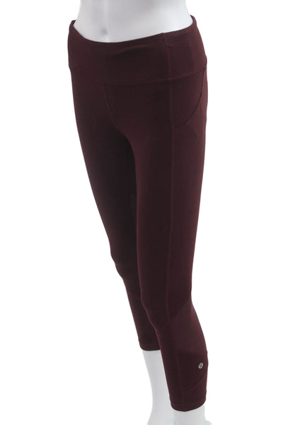 Lululemon Women Brown Cropped Capri Leggings Size 4