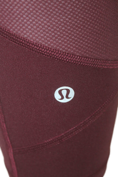 Lululemon Women Brown Cropped Capri Leggings Size 4