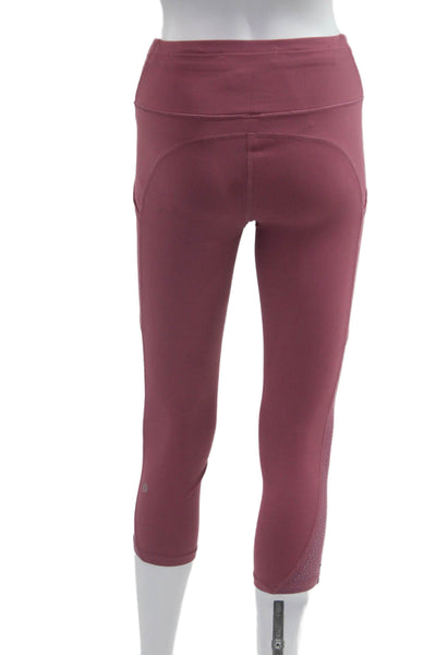 Lululemon Womens Pink Cropped Capri Leggings Size 4
