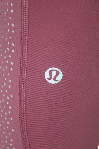 Lululemon Womens Pink Cropped Capri Leggings Size 4