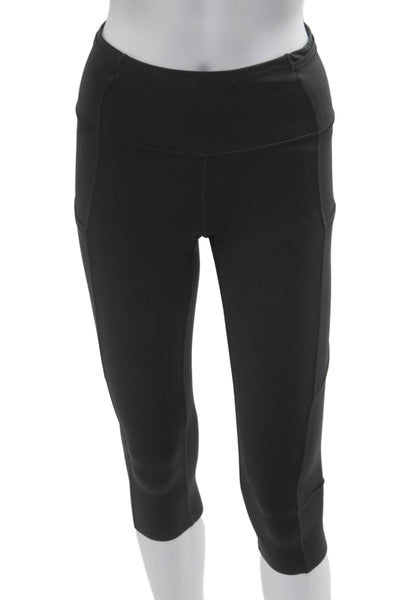 Lululemon Womens Cropped Capri Leggings Black Size 4