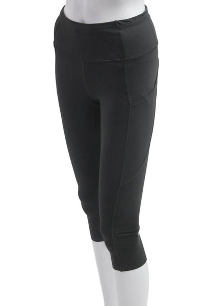 Lululemon Womens Cropped Capri Leggings Black Size 4