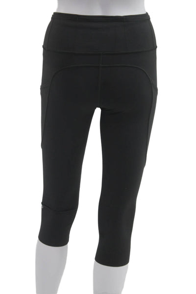 Lululemon Womens Cropped Capri Leggings Black Size 4