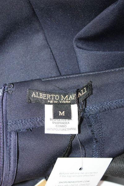 Alberto Makali Women Dark Blue Straight Pencil Skirt Size M