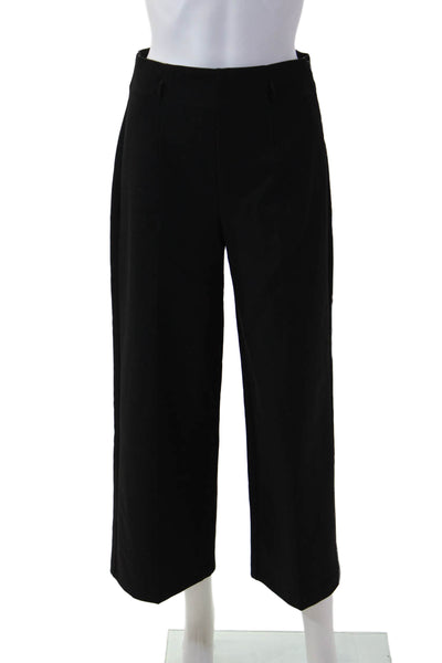 Zara Women Cropped Dress Pants Black Size XS