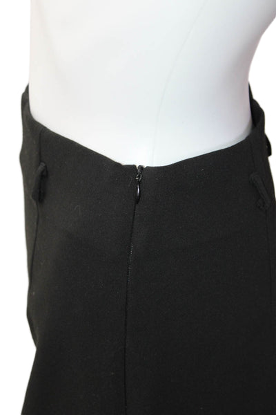 Zara Women Cropped Dress Pants Black Size XS