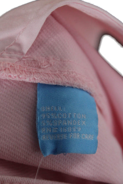 J. Mclaughlin Women Pink Cropped Ankle High Rise Pants Size 10