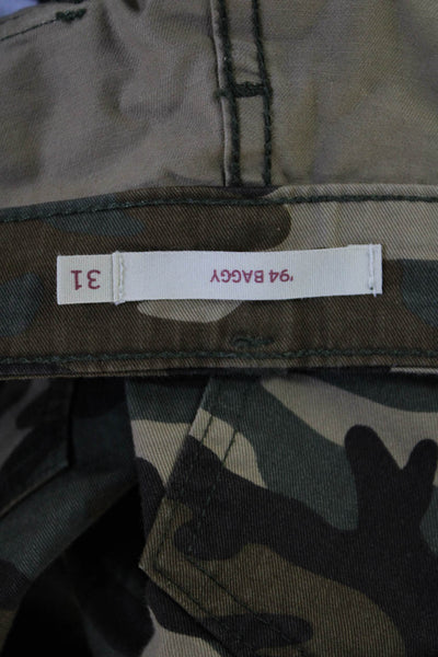 Levis Mens Black Camo Cargo Pants 100% Cotton Button Size 31