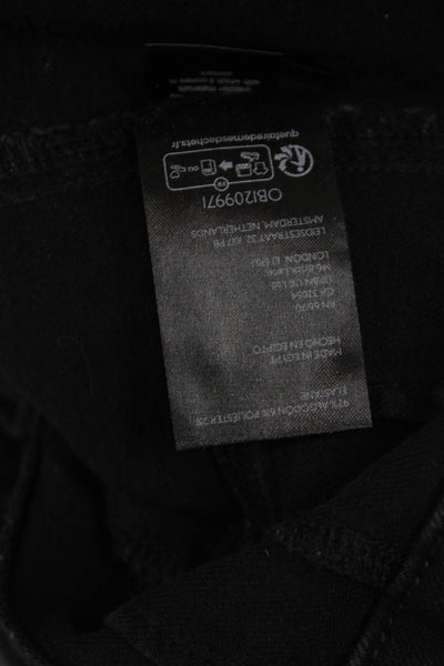 We The Free Womens 90s Black Button Front Pants Size 29