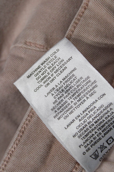 Joes Jeans Womens Cropped Ankle Jeans Beige Size 27