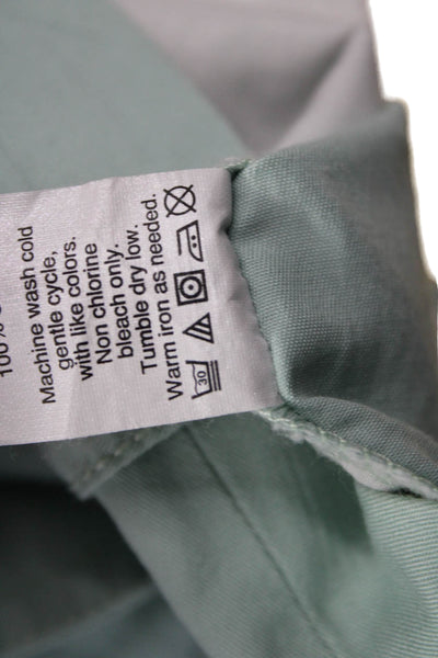 J Crew Unisex Green Chino Shorts 100% Cotton Size 4