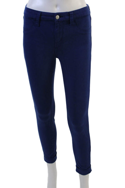 J Brand Women Ankle Jegging Blue Mid Rise Designer Size 26