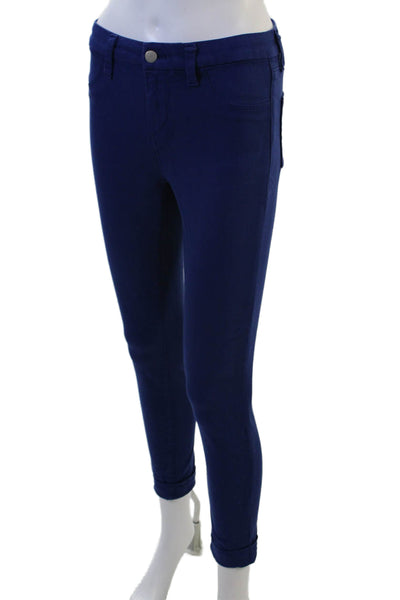 J Brand Women Ankle Jegging Blue Mid Rise Designer Size 26