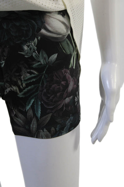 Nike Womens Mini Skater Skort White Floral Size M