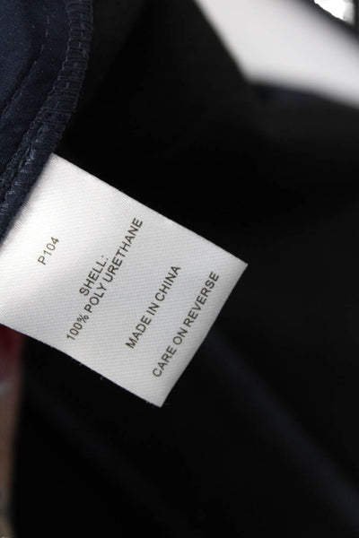 Alexia Admor Womens Cropped Dress Pants Dark Blue 100% Polyurethane Size 10