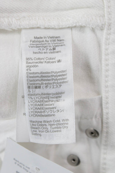 J Crew Womens White Straight Pencil Skirt Size 6