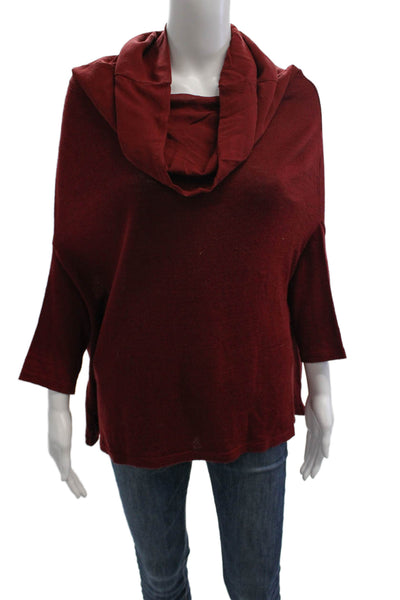 Compagnia Italiana Unisex Red Turtleneck Pullover Sweater Size S