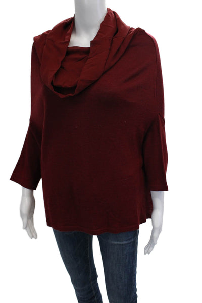Compagnia Italiana Unisex Red Turtleneck Pullover Sweater Size S