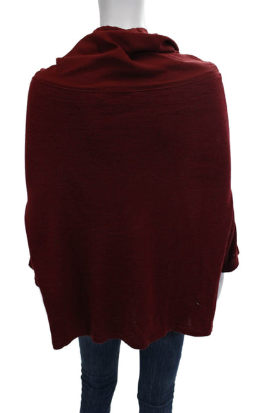 Compagnia Italiana Unisex Red Turtleneck Pullover Sweater Size S