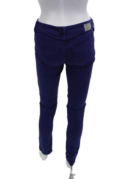 Sold Design Lab Women Purple High Rise Skinny Jeans Juniors Size 25