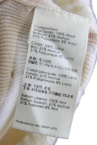 3.1 Phillip Lim Women Pullover Wool Sweater Beige Size S