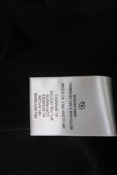 Velvet Womens Classic Black Blazer Long Sleeve Solid Size PP