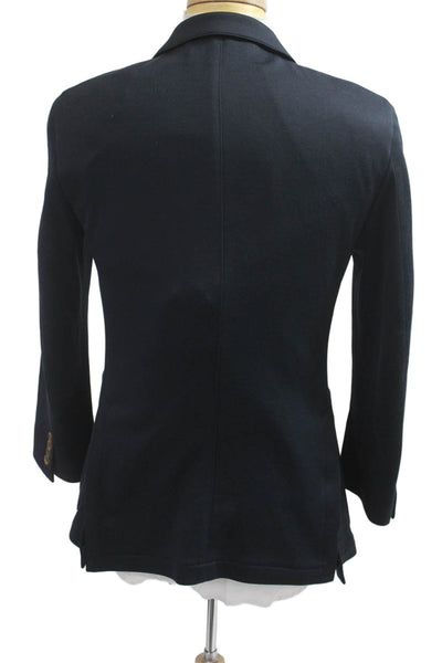 Scott James Mens Dark Blue Wool Classic Blazer Button Closure Size 38