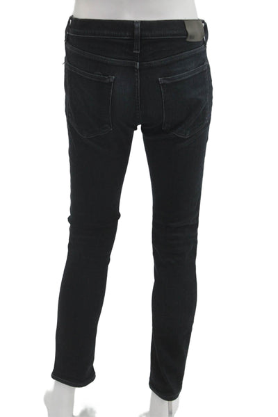 Paige Black Label Mens Skinny Dark Blue Jeans Button Fly Size 31