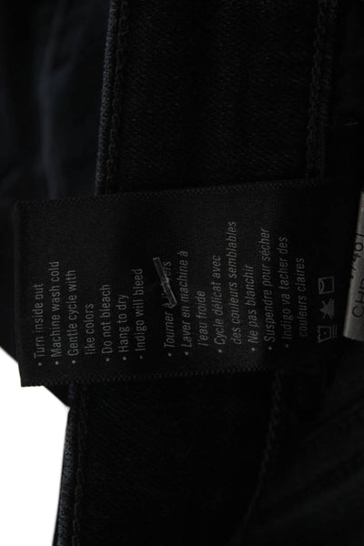 Paige Black Label Mens Skinny Dark Blue Jeans Button Fly Size 31