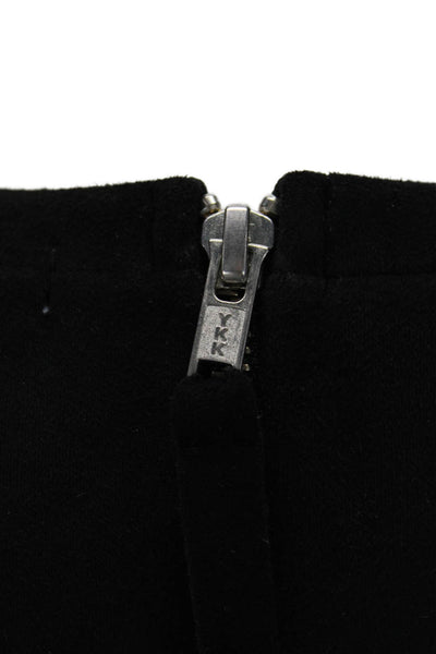 Zara Womens Basic Black Short Sleeve Crew Neck Polyester T-Shirt Size S
