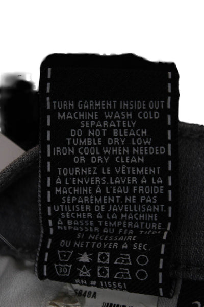 7 For All Mankind Womens Gray Ankle Jeans Size 26