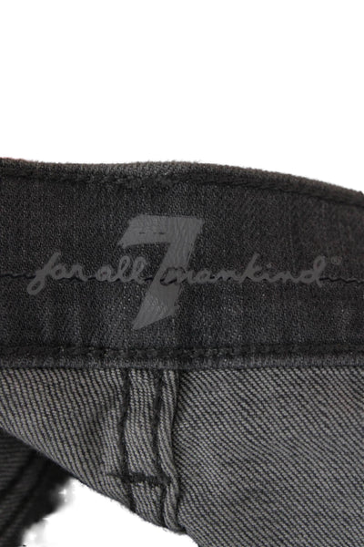7 For All Mankind Womens Gray Ankle Jeans Size 26
