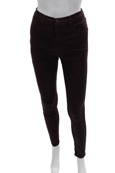 J Brand Womens Mid Rise Brown Jeggings 61% Tencel 36% Cotton Size 26