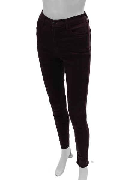 J Brand Womens Mid Rise Brown Jeggings 61% Tencel 36% Cotton Size 26