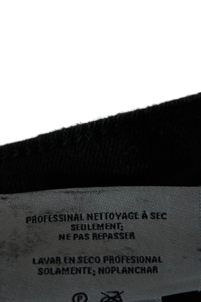 AG Adriano Goldschmied Womens Skinny Ankle Jeans Black Size 27