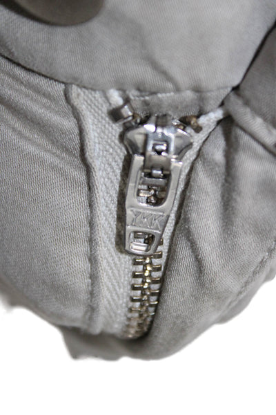 J Brand Women Ankle Cropped Pants Gray Mid Rise Size 26