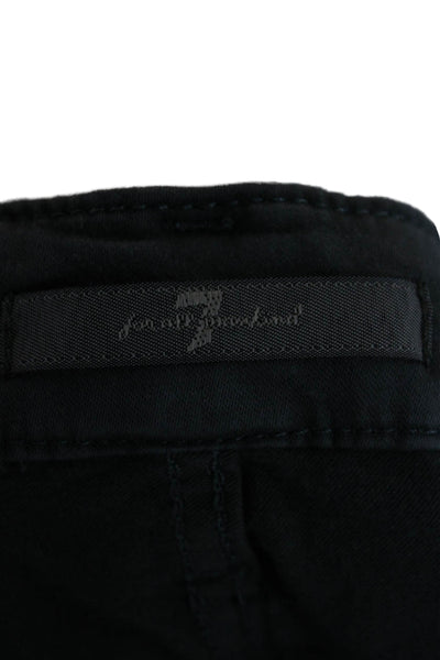 7 For All Mankind Women Dark Gray Cropped Ankle Jeans Mid Rise Size 27